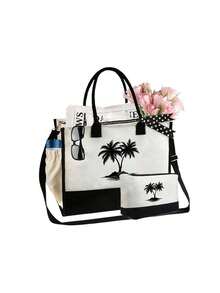 这款黑卡其色帆布手提袋饰有椰子树图案,是婚礼、生日和节日的完美之选。它也是送给女性、母亲、教师、朋友、伴娘、学生以及返校活动的绝佳礼物。这款大容量手提袋非常适合周末度假、短途旅行和日常使用,还可以作为送给朋友的个性化生日礼物。 - 彩色 - 查看 18