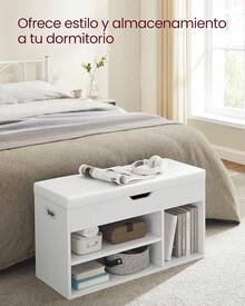 Shoe Changing Stool - Blanco Nube - View 4