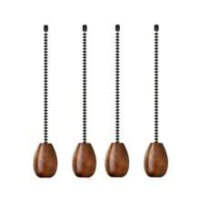 2件/4件吊扇拉链延长串珠球木制吊灯 - 彩色 - 查看 15