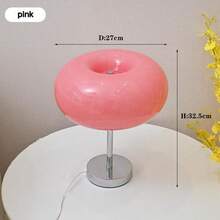 Modern Apple Glass Table Lamp Led Tricolor Light Usb Metal Base Bedside Nightstand Lamp Living Room Bedroom Home Decoration