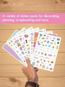 1pc/210/530 Cute Festival And Seasonal Planning Stickers, Perfect For Daily Planning, Monthly Celebrations, Calendar Organization, Scrapbooks And General Event Management Labels