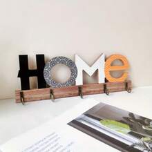 1pc Letter Wall Decor Floating Frame Hook, Vintage Key Hook, Entryway Key Hook, Decorative & Practical Room Decor Hook, Home Decor Hook, Kitchen Accessory Hook, Bathroom Decor Hook, Bedroom Decor Hook, Holiday Gift