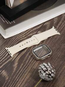 时尚可调节防滑硅胶表带和保护壳 - 星光/星光 - 查看 2