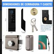Chapa Cerradura Inteligente Electrónica Exterior Impermeable - Unitalla - Ver 7