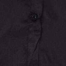 Blusa de Satin Elegante - Manga Larga, Ajustada con Botones, Estilo Casual (Negro, Talla L) - Multicolor - Ver 6