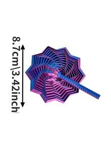 1 件 3D 打印星形多边形减压玩具，三维折叠结构指尖减压，视觉和听觉舒缓玩具，桌面装饰，圣诞礼物，生日派对礼物，理想节日礼物。