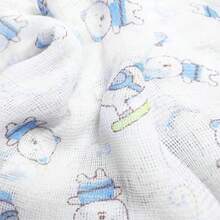 Assorted Printed Cloth Diapers 100% Cotton 5 Units - 藍色 - 查看 3
