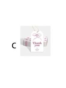 50 Stücke rosa Schleife Dankeschön Geschenk Anhänger, Geschenk Anhänger mit Juteband zum Feiern mit uns, Hochzeit, Geburtstag, Babyparty Geschenk Deko Anhänger, zum Feiern von Geburtstag, Jahrestag, Babytaufe, Hochzeit, Bridal-Shower, Abschluss, Erntedankfest, Weihnachten, usw.