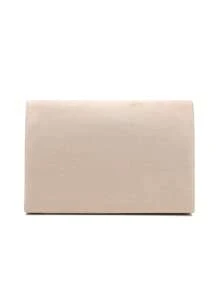 Bolsa de Embreagem Prateada com Design em V, Corrente Metálica, Lantejoulas Brilhantes, Bolsa de Festa para Noite, Envelope, Casamento, Casual, Bolsa Feminina, Jantar de Gala, Presente do Dia dos Namorados, Feriado do Amor, Encontro