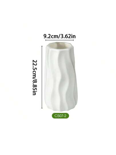 1pc Corrugated Plastic Vase Wit Large High End Moderne Living Room ation Pattern view 5