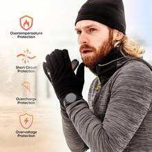 AI Hand Warmer Rechargeable 2-Pack, 10000mAh Electric Hand Warmer, AI Smart Chip, 20 Hours Of Heating, Portable Pocket Heater, Christmas Gift, Outdoor, Golf, Hunting, Camping Accessory - Màu Hoa hồng đỏ - Xem 7