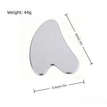 Gua Sha Facial Tools And Facial Roller Set, Daily Skincare Facial Massage Tools For Women, Cooling Stainless Steel Facial Sculpting Eye Roller Gua Sha Tool, Suitable For Daily Use Or As A Self-Care Gift For Women - Silver - 銀色 - 查看 15