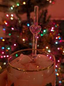 Paie drăguțe din sticlă cu perii de paie, paie reutilizabile de 7,87 inch / 8 mm, multicolore rezistente la spargere, pentru smoothie-uri, milkshake-uri, ceai sau cafea cu gheață