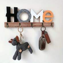 1pc Letter Wall Decor Floating Frame Hook, Vintage Key Hook, Entryway Key Hook, Decorative & Practical Room Decor Hook, Home Decor Hook, Kitchen Accessory Hook, Bathroom Decor Hook, Bedroom Decor Hook, Holiday Gift