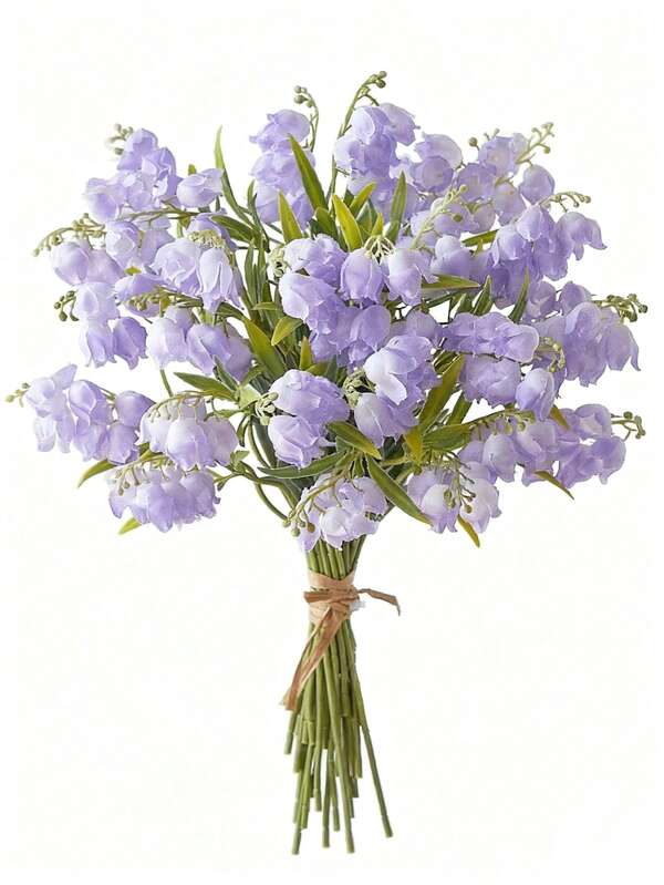 1/6/400 pezzi Campanule di Canterbury artificiali, fiori di campana viola finti per decorazione di ghirlande, profumo da sposa, centrotavola per matrimoni, decorazioni per casa, giardino, feste, decorazioni autunnali, decorazioni natalizie