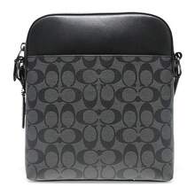 Crossbody Bag 4010 Coach Men's HOUSTON Small Shoulder Crossbody Bag Black - Black - View 7