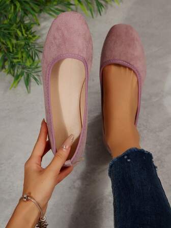 Ballerines décontracté à enfiler pour femmes en grande taille, en tissu, élégantes pour le port quotidien, le bureau, les déplacements, polyvalentes, confortables avec semelle souple, légères, mocassins