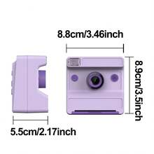 [Instant Print Camera]Social Gift: All-In-One Instant Camera & Portable Photo Printer For Adults - Capture & Print 1080P HD Photos/Videos In Seconds With Fun Filters, Perfect For Travel, Christmas, Birthdays - Ready-To-Gift For Him, Her, Couples & Friends (1300mAh Rechargeable)