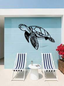 2/1 pièce Décoration murale en métal de tortue de mer, décoration de maison côtière, convient pour la maison, la chambre, la salle de bain, le jardin, la cour, le balcon, le café, décoration murale pour les amateurs de l'océan, décoration de chambre, le meilleur cadeau idéal pour Noël, Halloween, Thanksgiving, pendaison de crémaillère, anniversaire