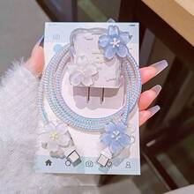 White and Blue Flowers