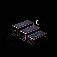 5 件透明亚克力珠宝展示架、糖果展示架、小雕像模型架 - 無色 - 查看 8