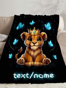 1 pătură cu nume personalizată pentru pat, canapea multifuncțională pentru sufragerie, plajă, camping, animale de companie, pătură de lenjerie de pat personalizată pentru familie/animal de companie/cuplu, cadouri de Crăciun personalizate, cadou pentru familie, cadouri de ziua de naștere, cadou pentru prieten, cadou pentru ea, cadou pentru fiu/fiică