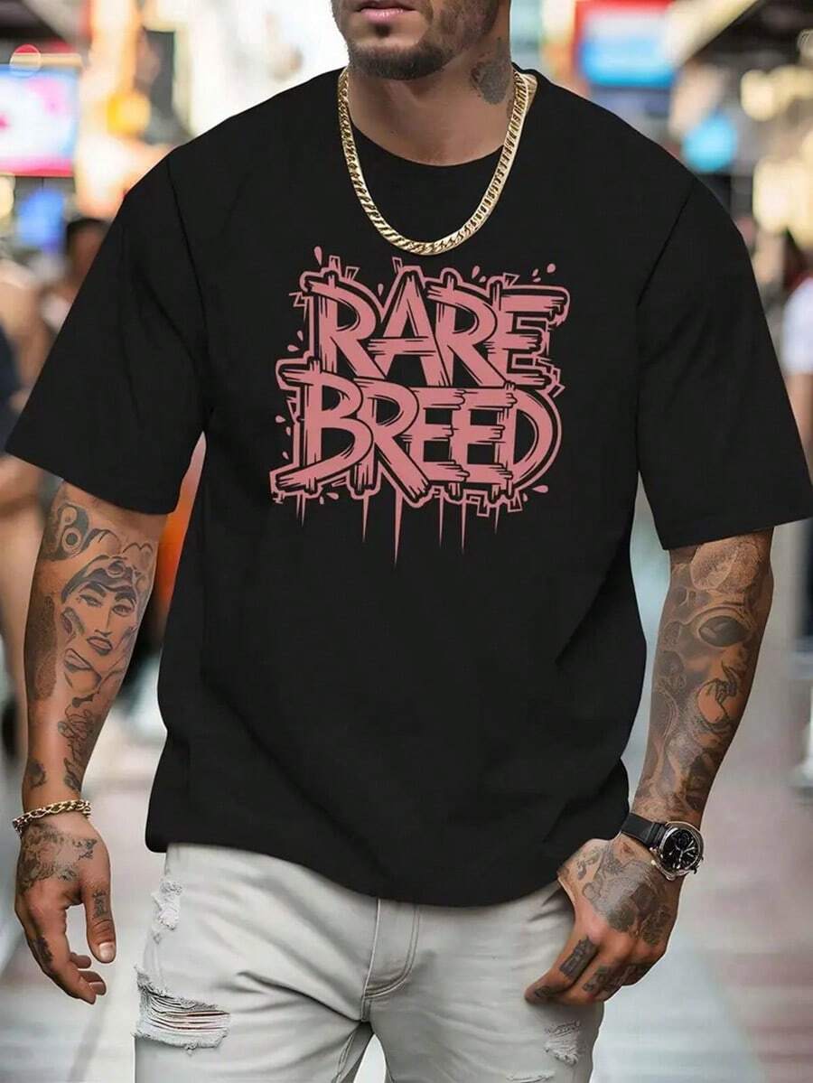 [Free Shipping]Men's Black Graphic T-Shirt - Graffiti Street Art Design, Breathable 100% Cotton, Regular Fit Round Neck, Machine Washable Casual Tee For Summer & All-Season Wear, Comfortable Fit, Streetwear Fashion, Urban Style, Soft Material, Short Sleeve Top, Streetwear Loversfall Hoodies,Men's Fall Clothes,Street Wear,Halloween,Mens Hoodies,Y45k Clothes,Jesus Hoodie,Thanksgiving Day,Nightmare Before Christmas,Christmas - 黑色 - 查看 1
