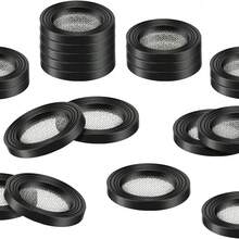 Pack Of 24 19mm Garden Hose Gaskets, Rubber Gaskets And Self-Locking Tabs Keep Grommets Firmly In Place On Garden Hoses And Tap Connectors.