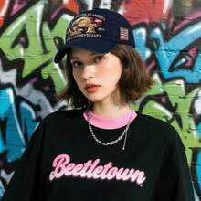 1pc Men's USA 250th Anniversary 1776-2026 Patriotic Baseball Cap,  Skull Street Polyester Snapback Hats For Men, Retirement Party Birthday Party Graduation Party Anniversary Party  Back To School Party  Themed Party  Gift  Social Events Lightweight All-Season, 250 Years Of US Independence Commemorative Hat With Bald Eagle & 50 Stars & Stripes Design, Lightweight All-Season Comfort, Unisex For Men & Women, 2026 Collectible 4th Of July Celebration Cap With Lady Liberty 1776-2026 Dates,   Ideal Gift For History Buffs, Officers, Patriots, July 4th Wear, Holiday Accessory, Flag Design Hat, History Buff Gear, Longlasting Fabric, Strikematching July 4th Independence Day Hat With Lady & 2026 Commemorative Design, Hats, Hats For Men, Mens Hats, Caps For Men, Cap For Men, Mens Cap, Mens Caps, Funny Hats, Men Cap, Snapback Hats For Men.