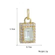 1pc Fashionable Cubic Zirconia Heart Shaped Pendant, Suitable For DIY Bracelet, Necklace, Earrings, Jewelry Accessories For Women, Engagement, Holidays