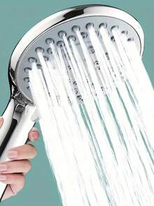 Bộ 3 vòi sen cầm tay áp lực cao 5 chế độ, bộ vòi sen đa chức năng cho phòng tắm, vòi sen mưa lưu lượng cao bằng nhựa ABS với dây dẫn dài 59 inch và giá đỡ gắn tường dễ lắp đặt, phù hợp cho vòi sen gắn tường, phòng tắm hiện đại, vòi sen ngoài trời và xe RV, lý tưởng làm quà tặng ngày lễ và để tân trang phòng tắm. - Bạc - Xem 10