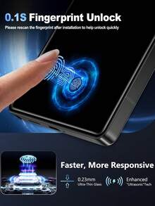 ZYONS 2 pièces Protecteur d'écran de confidentialité compatible avec la série Galaxy S, prend en charge le déverrouillage d'empreinte digitale 0,2 s, compatible avec Samsung Galaxy S25 Ultra/S25+/S25/S24 Ultra/24 Plus/24/23/22/21, verre trempé anti-espionnage 25°, couverture complète, anti-traces de doigts, anti-chute, anti-rayures, sans bulles, excellent cadeau pour l'anniversaire, la famille, les amis, protecteur d'écran de téléphone, accessoires de téléphone - 2 pièces - Voir 4