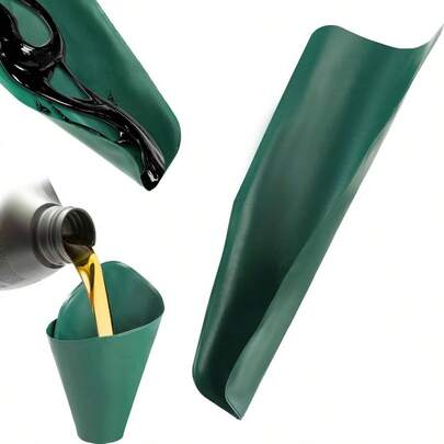 Oil Funnel Flexible Funnels Automotive Use Reused Foldable Multi - Purpose Use Oil Change Draining Spill - Guide Draining Trucks Motorcycles
