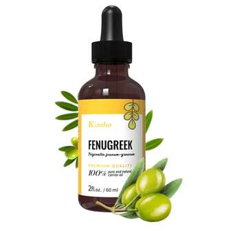  1pc 60ml/2 Fl.Oz Fenugreek Oil Wellness Natural Base Massage Oil For Body / Face / Hair Care Essential Oils Added Moisturizing Soften Moisturizers Suit To All Skin Good For Daily Autumn And Winter Improve Rough Soft Easy To Absorb Gift