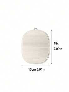 1 Stück Silikon Dicke Isolierunterlage, Multifunktions Tischset für Esszimmer, Küchen Streifen rutschfeste und hitzebeständige Tischset, waschbar, leicht zu reinigen, abwischbar, Dekoration für Feiertage, Hochzeiten und Partys - Verschiedenfarbig - Übersicht 7