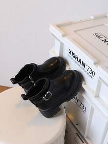 Boots, Lightweight Boots, Soft Sole, Boys' Boots, Fashion Small Leather Boots, Girls' Casual Short Boots