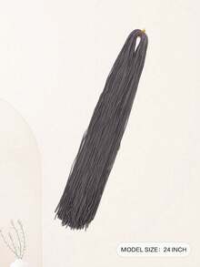 Long Micro 3X Pre-Looped Synthetic ZIZI Braids 24 30 Inch Thin Small Box Braid Crochet Twisted Hair Synthetic Braids Hair Extension For Women Girls Fashion Party Cosplay Hallowmas Christmas New Year - Multicolor - View 67