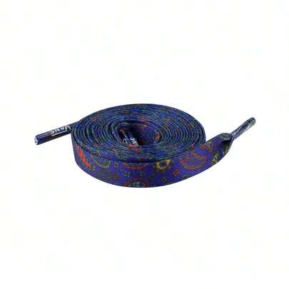 VANS Unisex Skosnören, Casual Street Style Cashew Blommönster, Längd 91CM