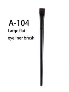 Set di 3 pennelli trucco con forma unica a lama per sopracciglia, eyeliner liquido e pennello per sopracciglia obliquo, adatto per principianti