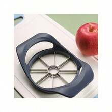 6.1 Inch Extra Large Apple Slicer, Heavy Duty Apple Cutter 8 Slices, Durable Apple Corer Cutter Slicer, Stainless Steel Apple Slicer And Corer - For Apple, Potato, Onion And More, Black - 灰色 - 查看 7