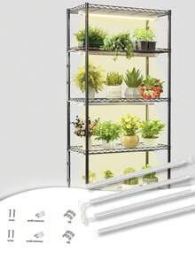 1 Plant Growth Lamp, Full-Spectrum Indoor Plant Cultivation Lamp, Sunlight, Indoor Plant Cultivation, Abundant Light For Plants, Plant Supplementary Lighting