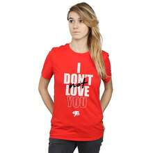 Disney Womens/Ladies High School Musical The Musical Not Love You Cotton Boyfriend TShirt (Red) - Red - View 3