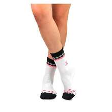 Breast Cancer Awareness Socks Women - TeeHee Crew Socks 3 Pair Pack Pink Ribbon - Soft Cotton- Casual & Gift Ideas - Women's Shoe Size 6-9 - 如圖690 - 查看 2