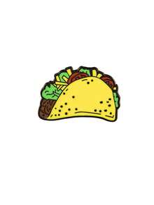 1/4pcs Cartoon Cheese Brooch, Luxurious Realistic Food Lapel Pin, Alloy Resin Cartoon Clothing & Bag Decor Badge