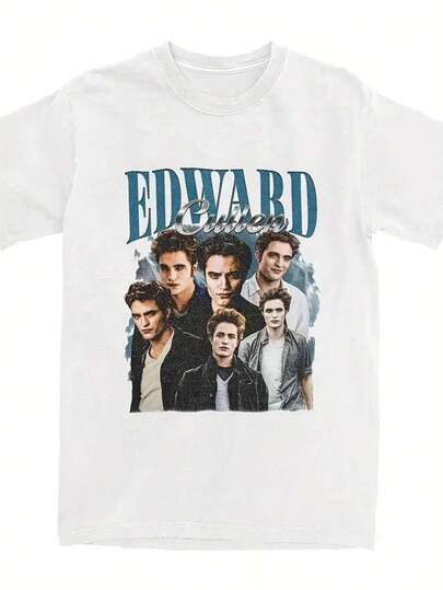 Herren Damen Edward Cullen Homage Twilight T-Shirts Stuff Pure T-Shirt Kleidung Cool Tees Neue Ankunft Übergröße T-Shirt