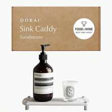 Dorai Home Sink Caddy – Water-Absorbing Stone Tray For Sink, Stainless Steel Feet, Fast-Drying, Sandstone - ColorA - 查看 1