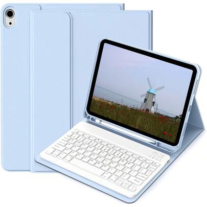 TenYide Keyboard Case Suitable For Honor Pad X8/X9/X8A/8 12"/9/7/X8 PRO/, Mate Pad 10.4"/Pro 11"/11.5S"/11.5"/SE 10.4"/SE 11"/T10/11"/T10s, Tab P11/P11 Plus And Other Series, Tablet Protective Case With Keyboard Function, Stand Function, Folding Function, Matching Tablet Dedicated Magnetic Bluetooth Keyboard, Multiple Color Options