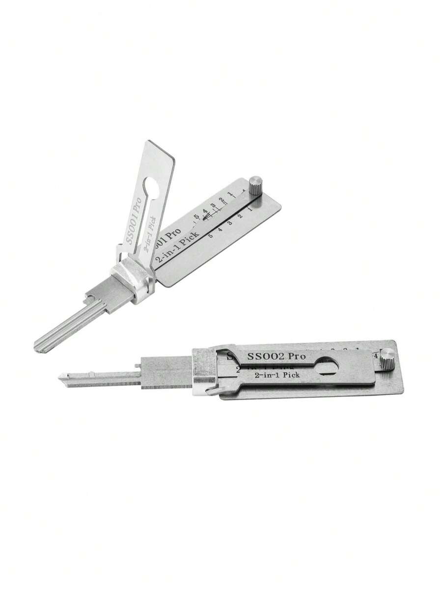 1pc SS002 Pro 2-In-1 Emergency Access Tool, Civilian Lock Pick, Portable, High Precision