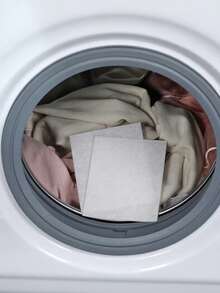 200 pièces Papier absorbant les couleurs, Feuilles de lessive anti-teinture, Convient pour machine à laver, Nettoyage des vêtements, Feuilles absorbantes de couleur. 50/100/200 pièces - Multicolore - Voir 5