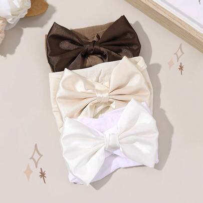 3Pcs Satin Bow Hair…